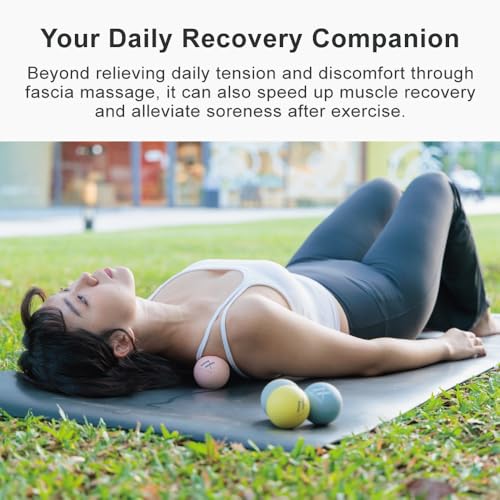 INEXTION - Therapy Massage Balls (2-Pack), High-Density Fascia Balls for Targeted Muscle Relaxation & Daily Recovery - 50D...
