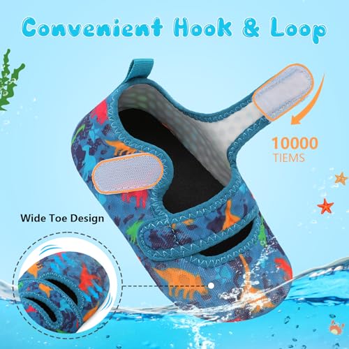BARERUN Toddler Water Shoes Boys Girls Quick Dry Barefoot Aqua Shoes for Swim Pool Beach Non Slip Breathable Sandals Light...