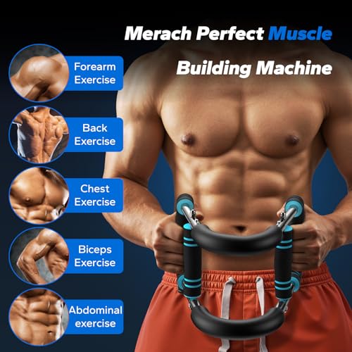 Merach Twister Arm Trainer, Adjustable Power Twister Bar, Chest Workout Equipment for Men, Portable Upper Body Workout Mac...