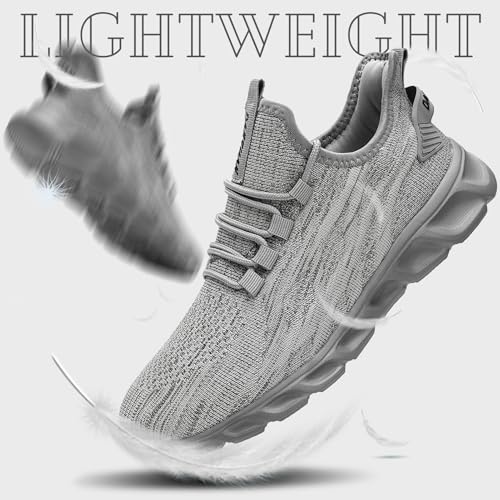 ZGPWZWL Mens Running Shoes Sneakers for Men Tennis Gym Athletic Lightweight Walking Comfortable Workout Sports Shoes