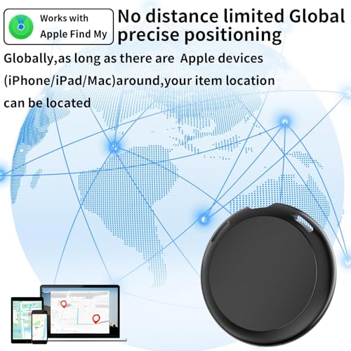 2 Pack GPS Tracker for Vehicles Work with Find My (iOS Only) Real Time Mini Car tracker Item Finder Global Coverage Tracki...