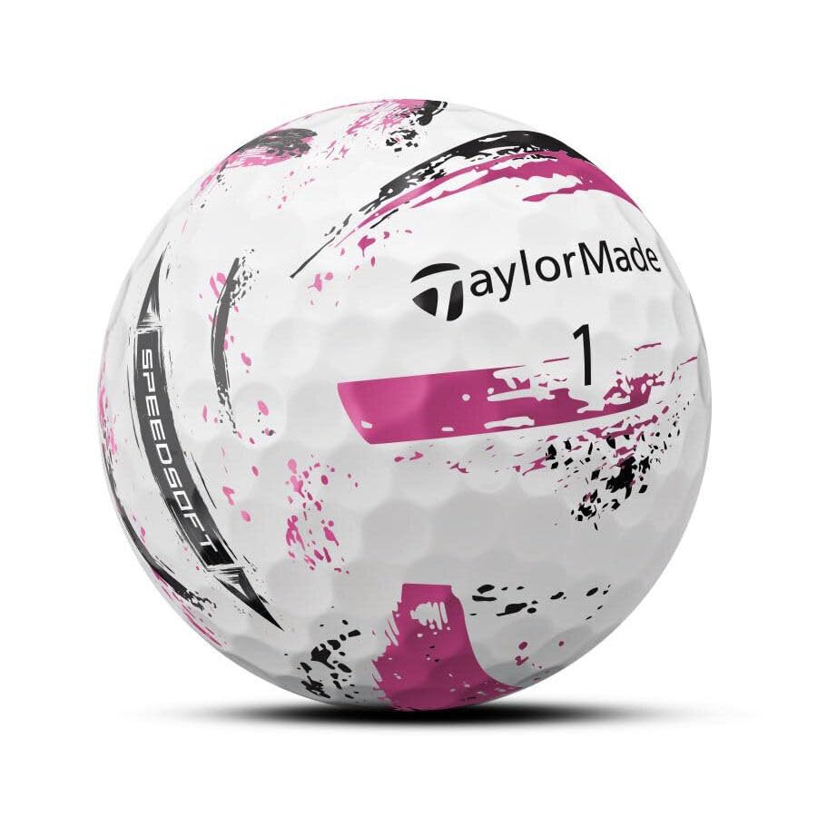 TaylorMade SpeedSoft Golf Balls, Maximum Distance with Ultra-Soft Feel, Perfect for Off The Tee and Around The Green