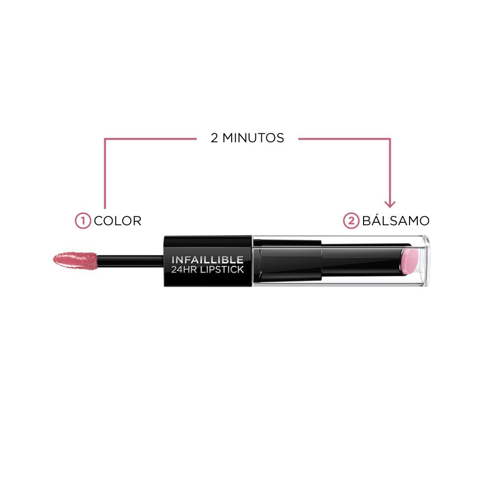 L'Or  al Paris Infallible Pro Last 2 Step Lipstick, Berry Chic, 1 fl. oz.