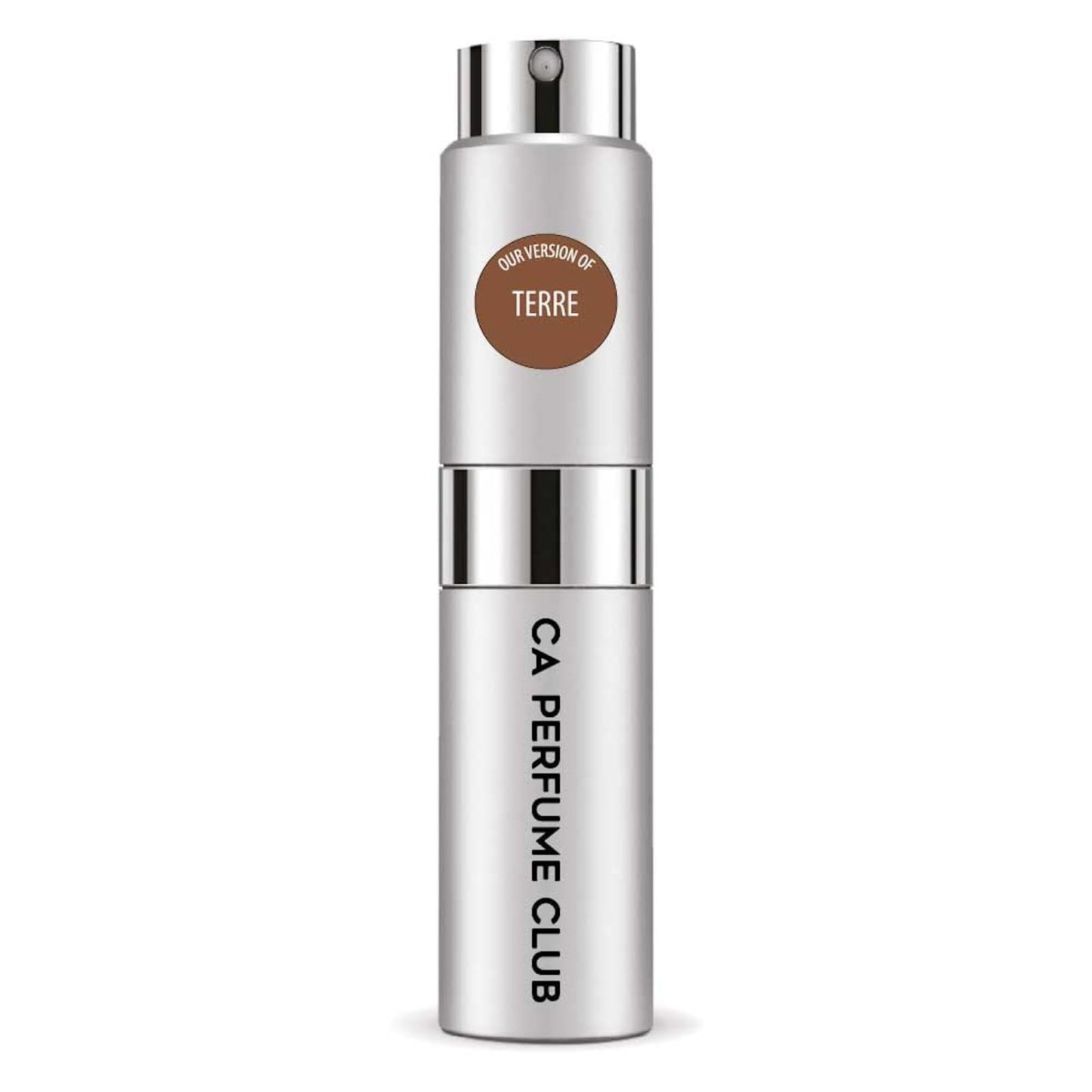 CA Perfume Impression of Terre for Men Woody Spicy Scent Long Lasting Cologne for Men Eau De Parfum Travel Size Refillable Atomizer Spray 0.27 Fl Oz 8ml