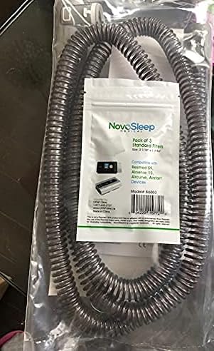 AirSense 10 ClimateLineAir Tubing Standard, 2m Heated Hose and Pack of 3 Standard airsense 10 Filters by Novosleep…