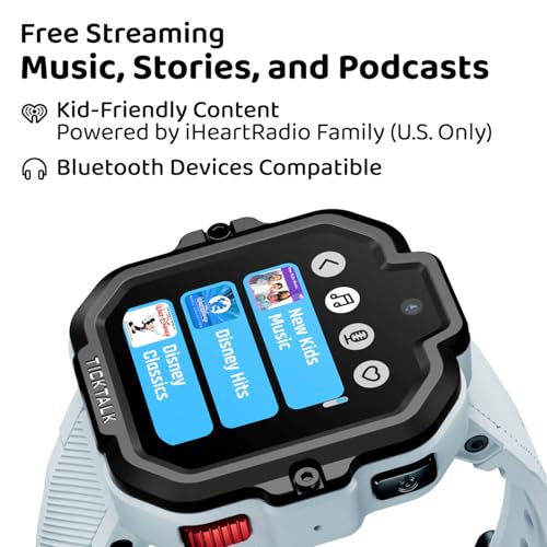 TickTalk5 Smart Watch for Kids with GPS Tracker, Video Calling, Texting, and Parental App, 4G Smartwatch with Free Music, ...