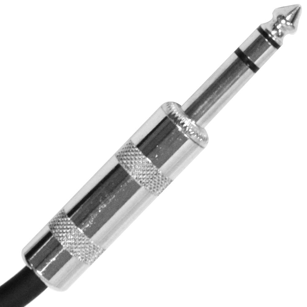 Seismic Audio - Satrxl-F25Red-6Pack - 6 Pack Of 25 Ft Xlr Female To 1/4 Trs Patch Cable Snake Cords Balanced - Red