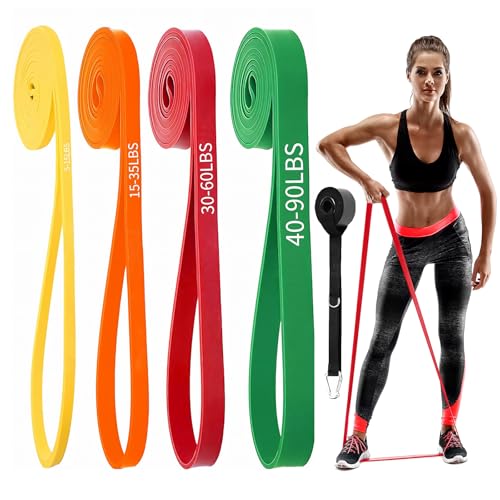 Resistance Bands for Working Out, Pull Up Assist Bands Set, Workout for Women and Men, Exercise Bands,Training, Plasticit...