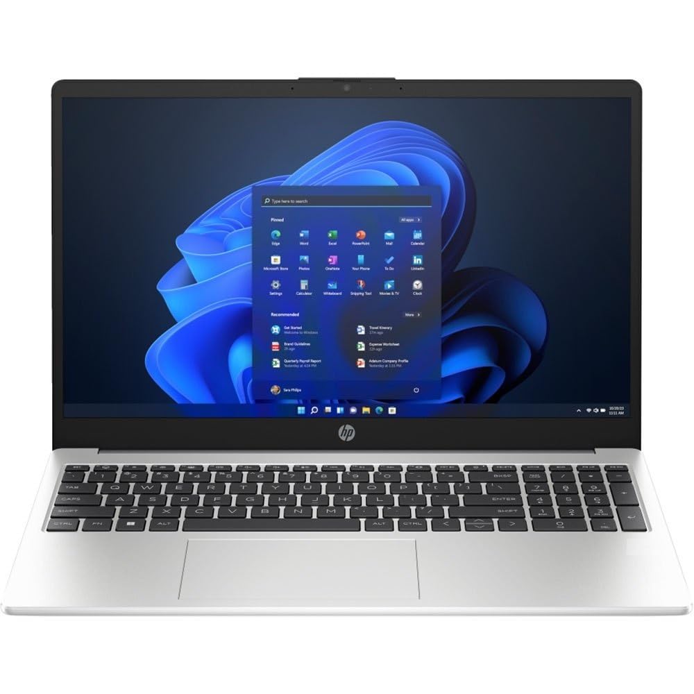 Hp 255 G10 Laptop, 15.6 Fhd Display, Amd Ryzen 5 7530U 2.0Ghz Upto 4.5Ghz, 16Gb Ram, 1Tb Ssd, Webcam, Wi-Fi 6 + Bluetooth 5.3, W