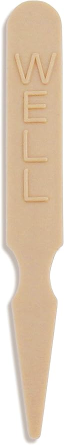 New Star Foodservice 24289 Plastic "Well" Steak Markers, Tan (Pack of 1000)