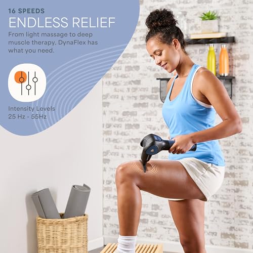 LifePro Percussion Massage Gun FSA HSA Eligible– Deep Tissue Handheld Massager for Athletes – Muscle Recovery Tool for Men...