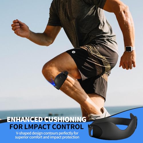 Patellar tendon support strap 2 pack - Silicone Patella strap, Patella band for knee pain Adjustable Non-Slip Stabilizer K...