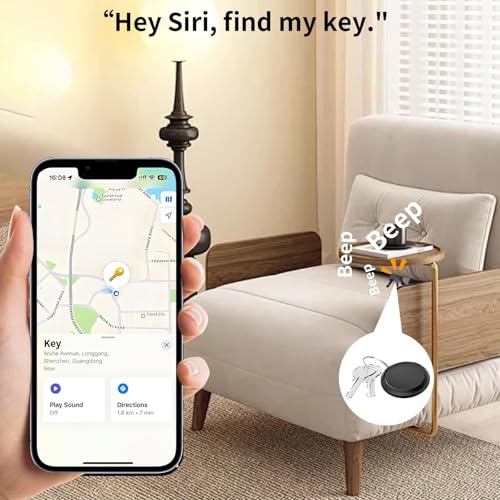 2 Pack GPS Tracker for Vehicles Work with Find My (iOS Only) Real Time Mini Car tracker Item Finder Global Coverage Tracki...