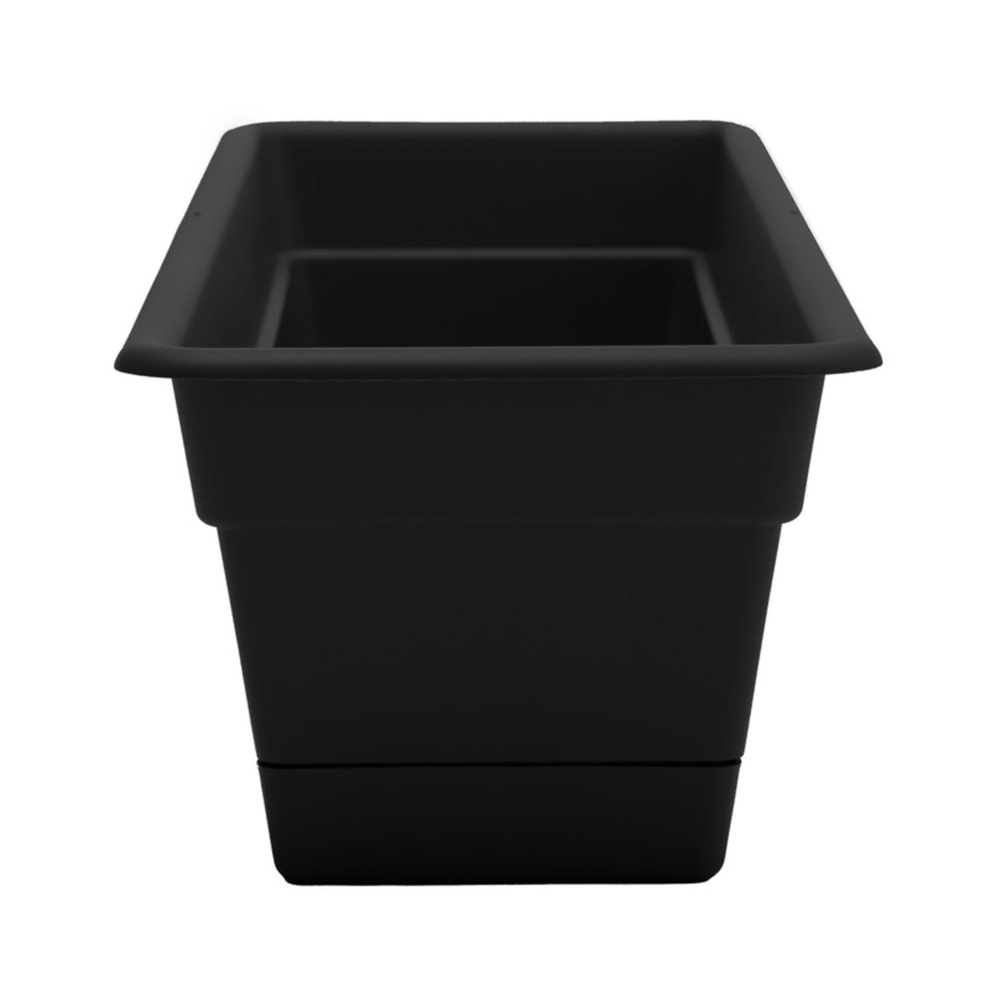 Bloem Dura Cotta Window Box Planter: 30" - Black - Large Box with Tray, Weatherproof Resin Box, Removable Tray for Indoor & Outdoor Use, Gardening, 4 Gallon Capacity