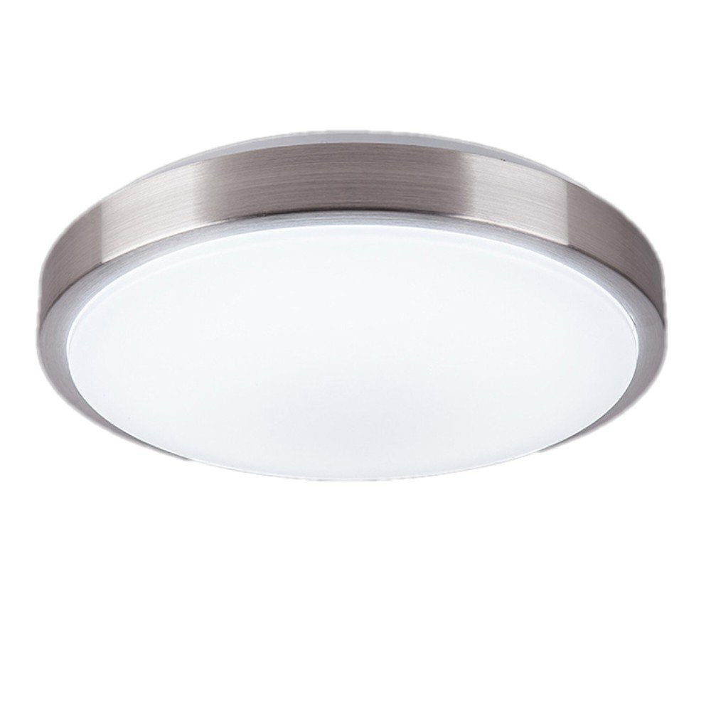 ZHMA 8-Inch LED Ceiling Light, Flush Mount, 5000K Natural White, 12W, 880LM, Plastic, Model COMINHKPR105648