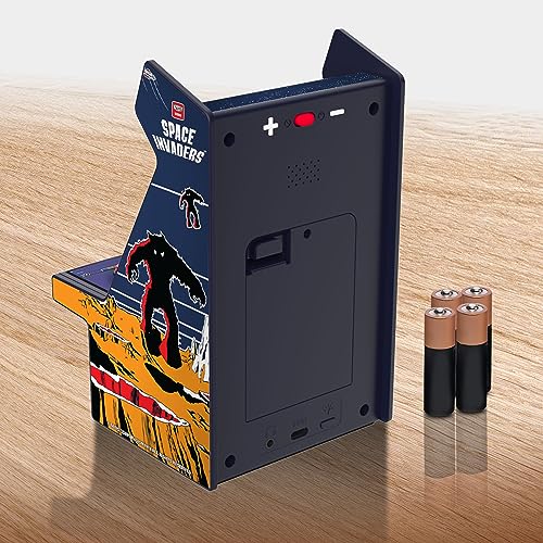 My Arcade Space Invaders Micro Player Pro: Retro Games, 6.75" Mini Arcade Machine, Video Game Collectibles