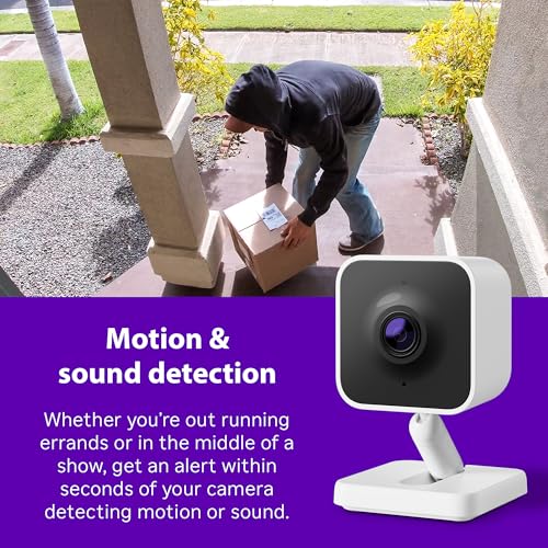 Roku Outdoor Camera - Home Security - IP65 Weather Resistant Wired Security Camera & Pet Monitor with 1080p HD Night Visio...