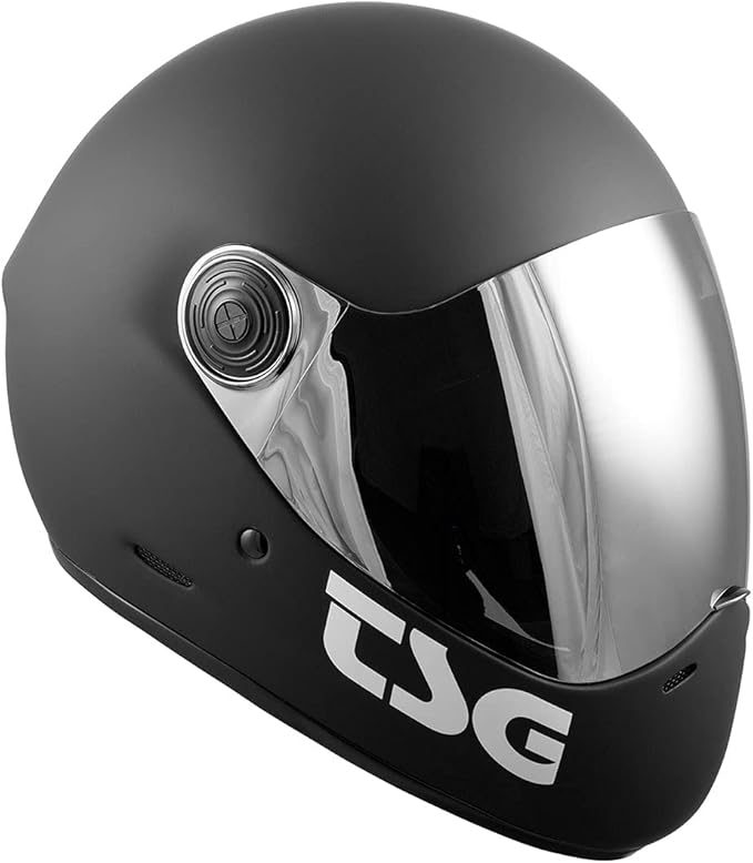 TSG - Pass Pro Full-face Helmet w/Two Visors | Performance Helmet for Downhill Skateboarding, E-Skating, E-Onewheeling, Lo...