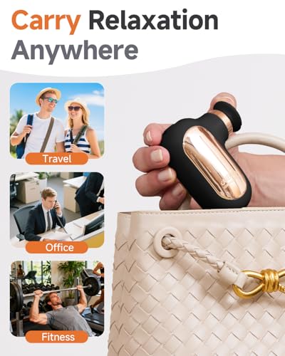 CAREKING Mini Massage Gun, Deep Tissue Small Muscle Massager for Pain Relief, Travel Massage Gun for Neck Shoulder Thigh B...