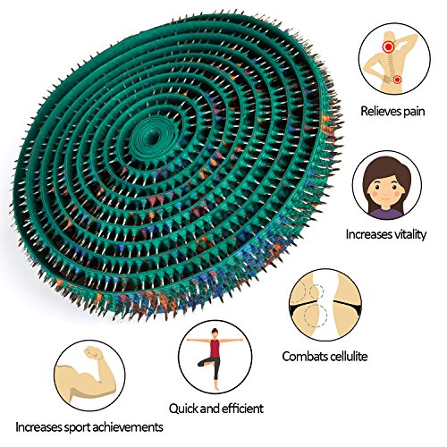 LYAPKO Acupuncture Magic Ribbon Health Belt 4.3 Ag - 7 Sections in one Single Strip (121 inches long). Premium Acupressure...
