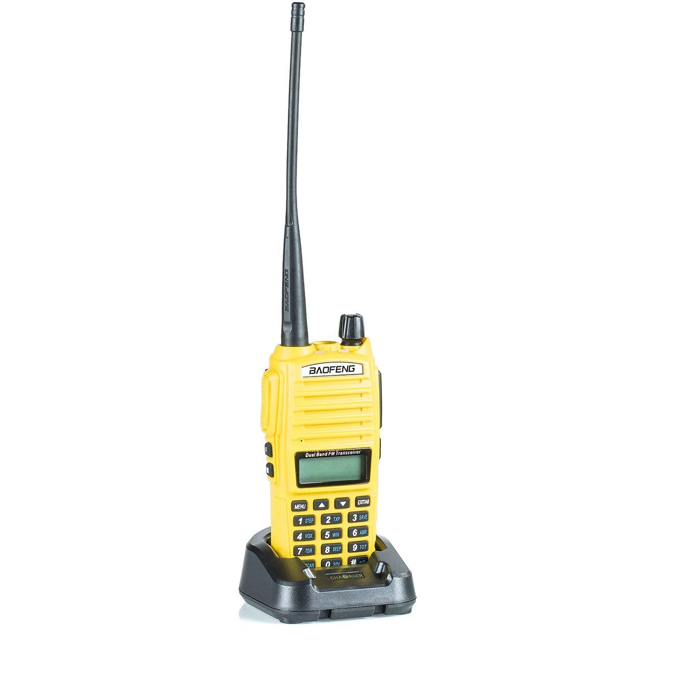 BaoFeng UV-82HP (Yellow) High Power Dual Band Radio: 136-174mhz (VHF) 400-520mhz (UHF) Amateur (Ham) Portable Two-Way