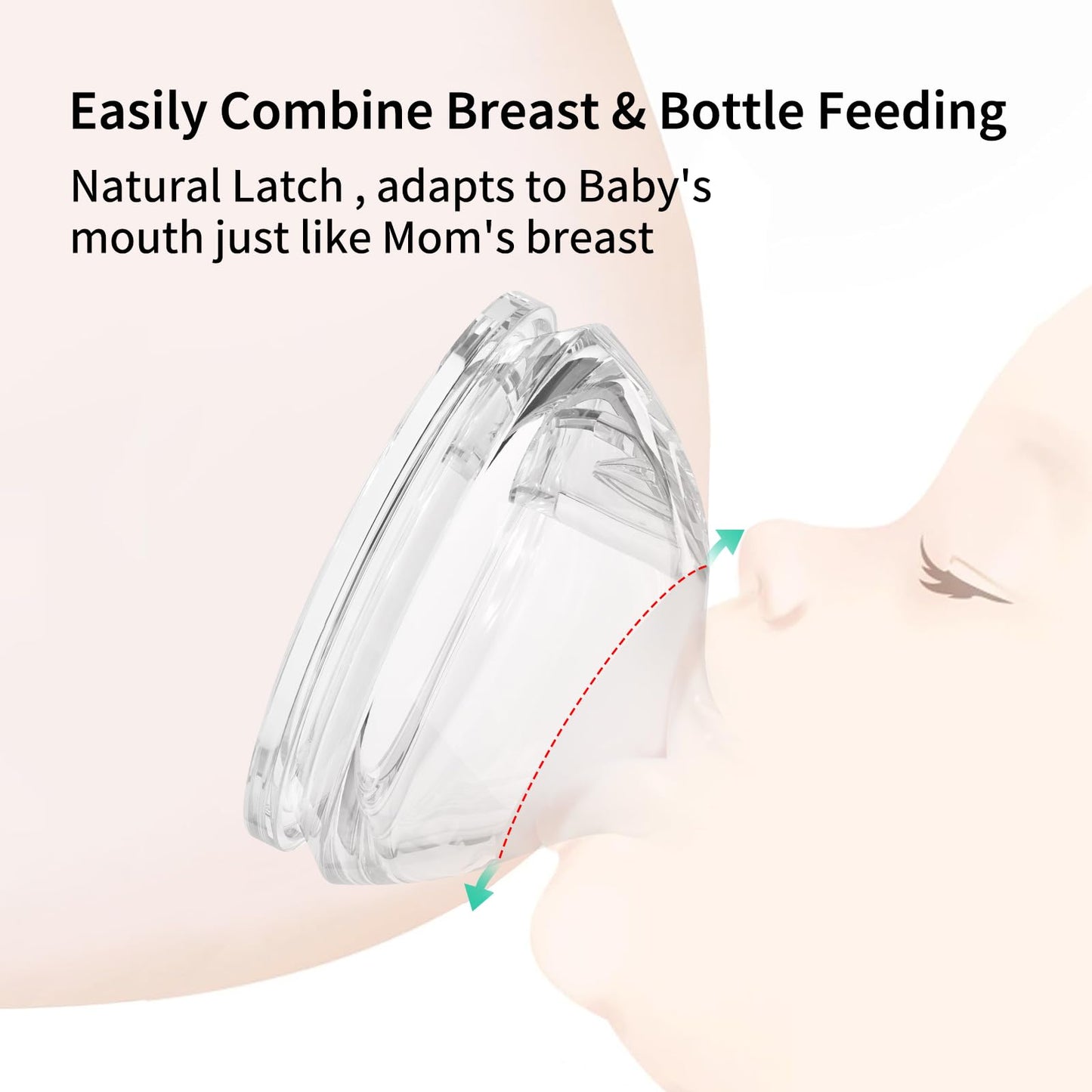 PPSU Natural Baby Bottle with Medium Flow Nipple, Anti-Colic, Wide Neck, Easy to Clean, 3 Months +, 8 oz, 2 Pack