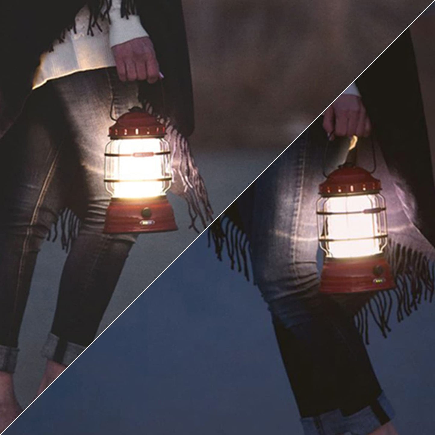 Petdcheb 10 Pieces 3-Layer Gas Lantern Mantles, Blue Rayon With 2 Install Clips, Accordion Shape