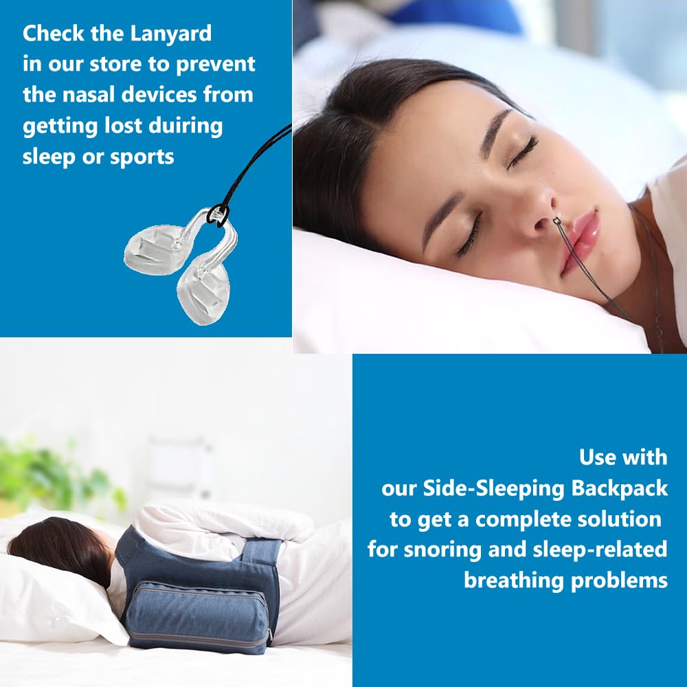 WoodyKnows Super-Support Nasal Dilator for Snoring aid, Improves Sleep and Sports Airflow, Breathe Better (Combo Pack XS/S/M/L)