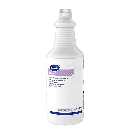 Diversey 94995295 Emerel Multi-Surface Creme Cleanser, Fresh Scent, 32oz Bottle (Case of 12)