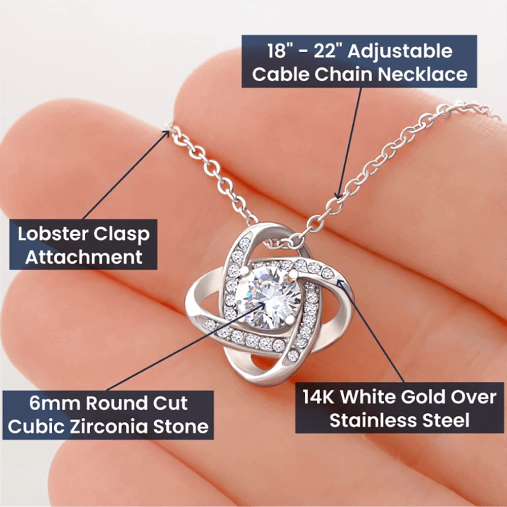 Birthday Gifts for Wife from Husband | Soulmate Necklace with Heartfelt Message Card & Gift Box | Anniversary, Birthday, Christm