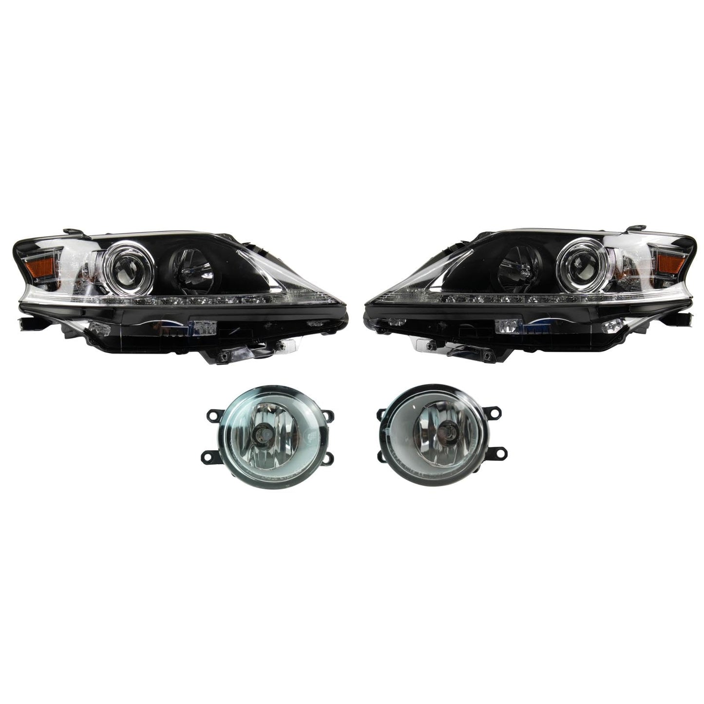 Trq Lighting Kit Lx2502156 Lx2503156 Sc2592100 Sc2593100 Compatible With 2013 Lexus Rx350