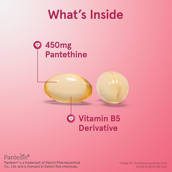 Jarrow Formulas Pantethine 450 mg - Derivative of Vitamin B5 - 60 Servings (Softgels) - Support Heart Health, Carbohydrate & Lipid Metabolism - Coenzyme A (CoA) Precursor - Pantothenic Acid Supplement