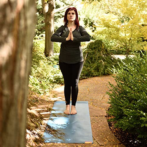 Hugger Mugger Tapas Travel Yoga Mat - Super Portable and Durable, Textured Sticky Surface, May be Folded or Rolled, Packab...