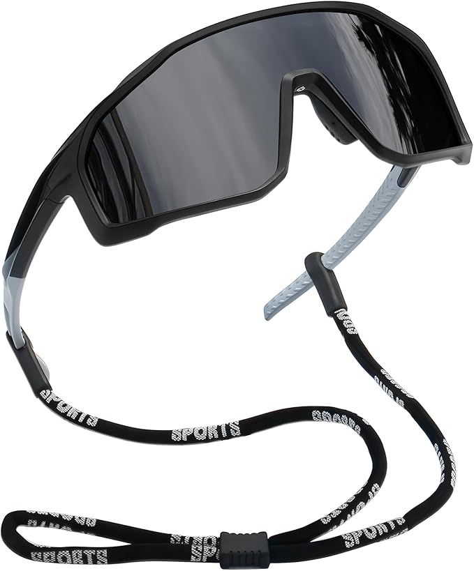 Joopin Sports Sunglasses Men Women Polarized Wrap Around Sun Glasses UV400 Protection Shades Sunnies