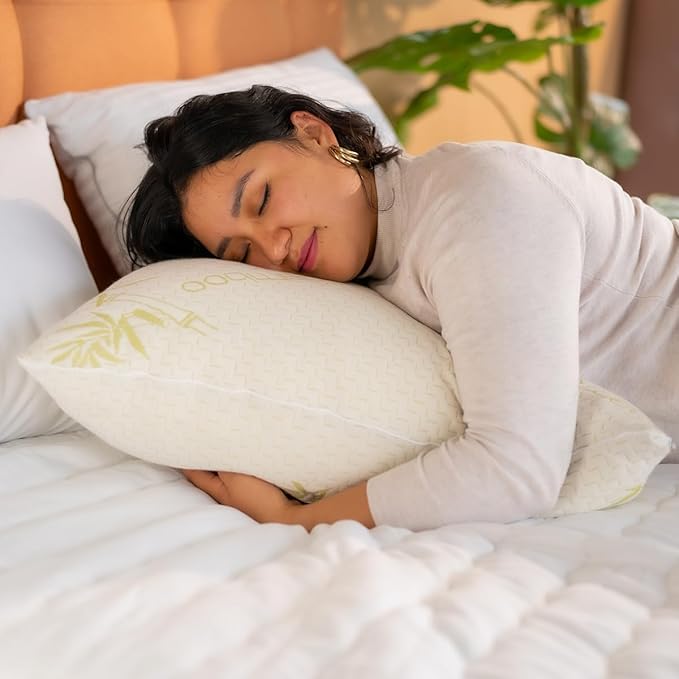 Adjustable Pillow (King (U.S. Standard) Bed Pillow for Sleeping, Cooling Shredded Memory Foam, Adjustable to Soft - Firm, Removable and Washable Cover, Pillow for Back Or Side Sleepers