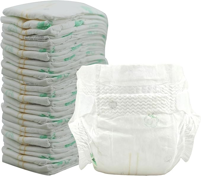OHLALA Size 1 Baby Diapers | Ultra-Thin Overnight Protection 0-3 Months | 12-Hour Leakproof & Hypoallergenic (68 Count) | Eco-Friendly, Fragrance-Free Newborn Diapers