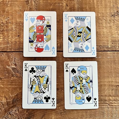Ski House Games Signature Ski-Themed Playing Cards, 52-Card Deck, Winter Sports Design, Gift for Skiers, Apres Ski, Ski Ga...