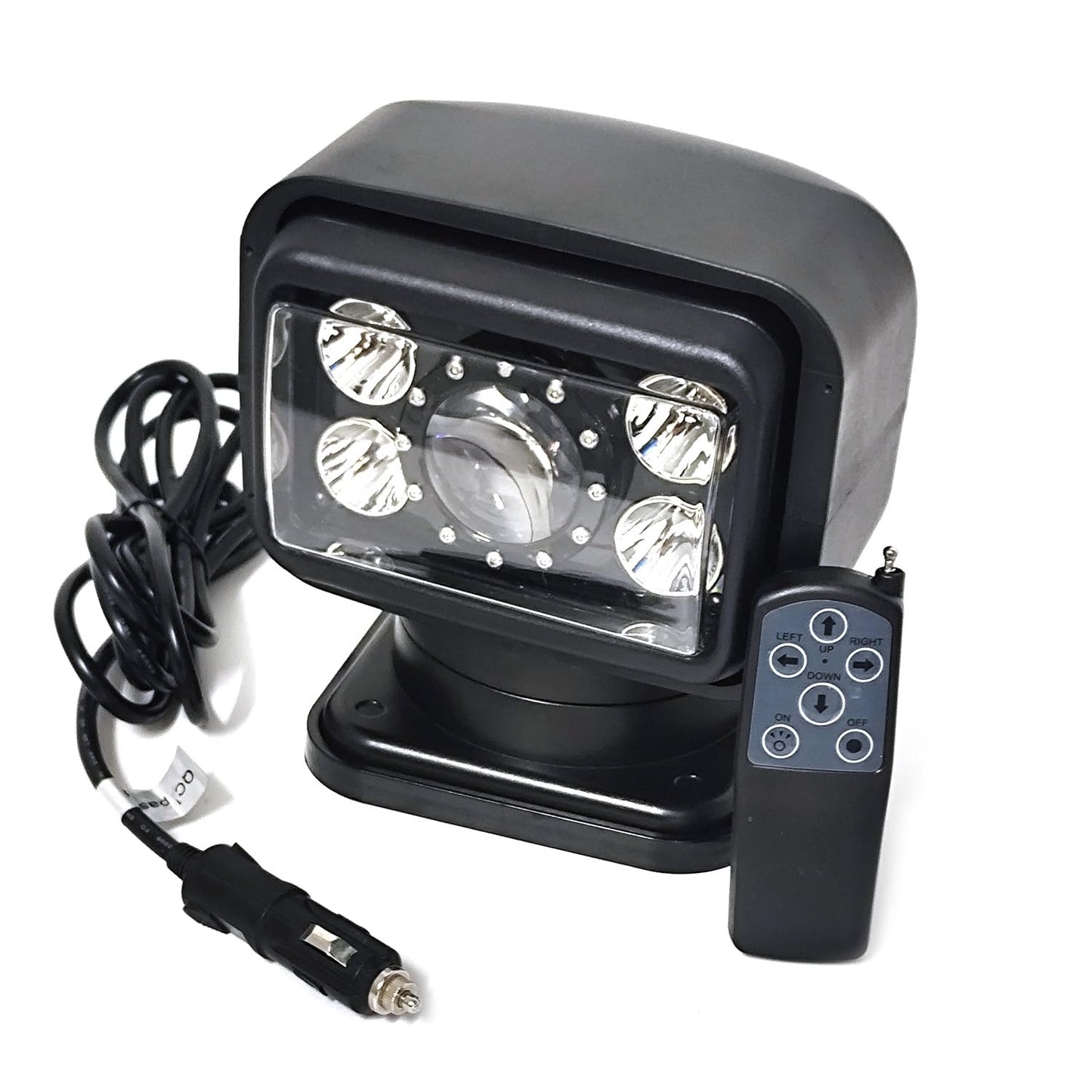 6 Inch 70W Led Search Light With Remote Control 360 Degrees Rotating 9-32V Magnetic Base Work Light Spot Driving Fog Light For Hunting Camping Offroad Truck Boat Fishing
