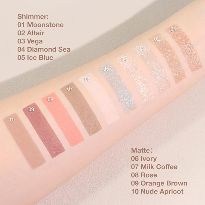 Single Cream Eyeshadow,Rose Pink Matte Eye shadow Pallette,Waterproof&Long Lasting Mini Eyeshadow,Soft Matte Eye Makeup,Vegan & Cruelty-Free Eye shadow for Brown Blue Green Eyes #08