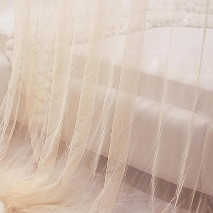 Mengersi Mosquito Net for Bed Canopy,Four Corner Post Canopy Bed Curtains for Twin/Twin XL Size Bed,Bed Curtains for Patio Indoor Outdoor Net