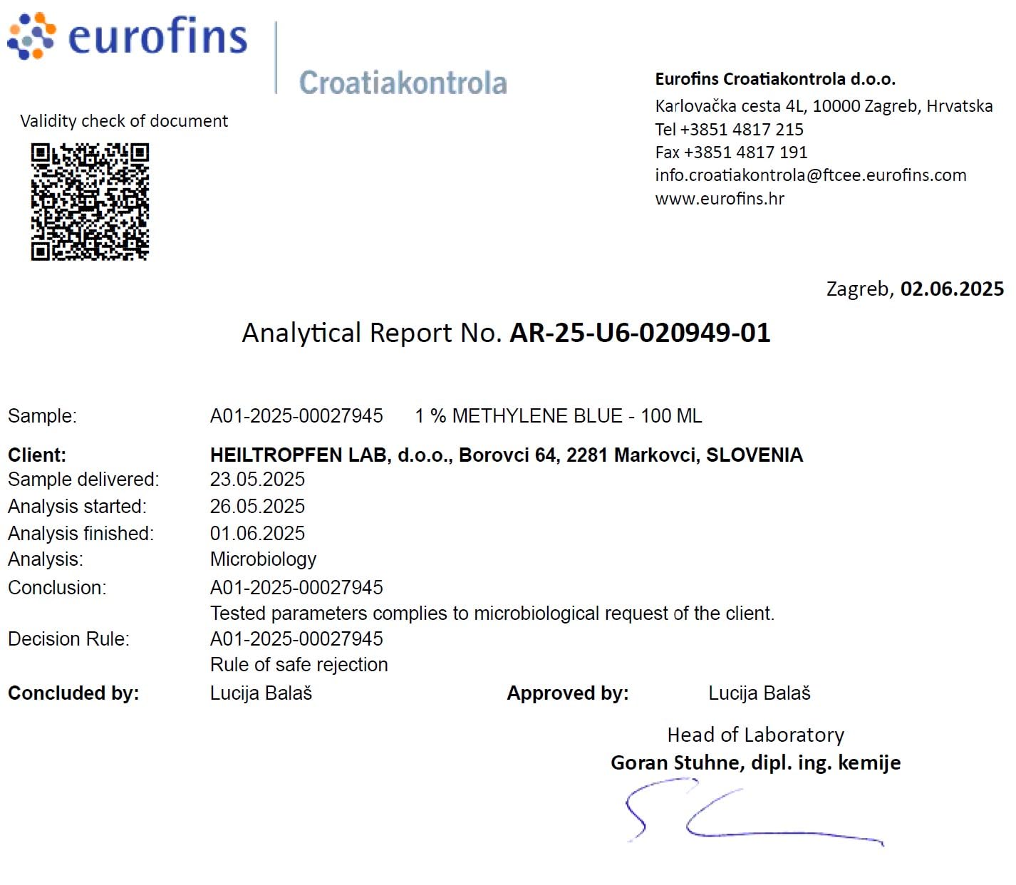 Methylene Blue 1% Solution 3.4 Fl Oz - 100 ml | Ultra High Purity | USP Pharma Grade Ingredients - Third-Party Tested | Formaldehyde Free | Glass Bottle | Heiltropfen®