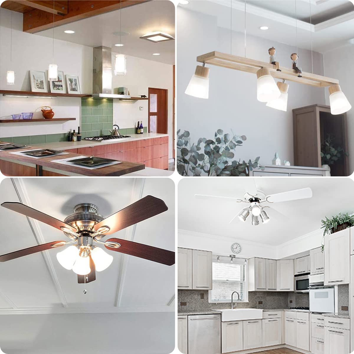 Zssxoled [Pack Of 8] E11 Led Bulb 7W Dimmable E11 Mini Candelabra Base 75W Halogen Equivalent  T3/T4 Jd E11 Led Light Bulb For Chandelier Cabinet Ceiling Fan Decorative Lighting White 6000K