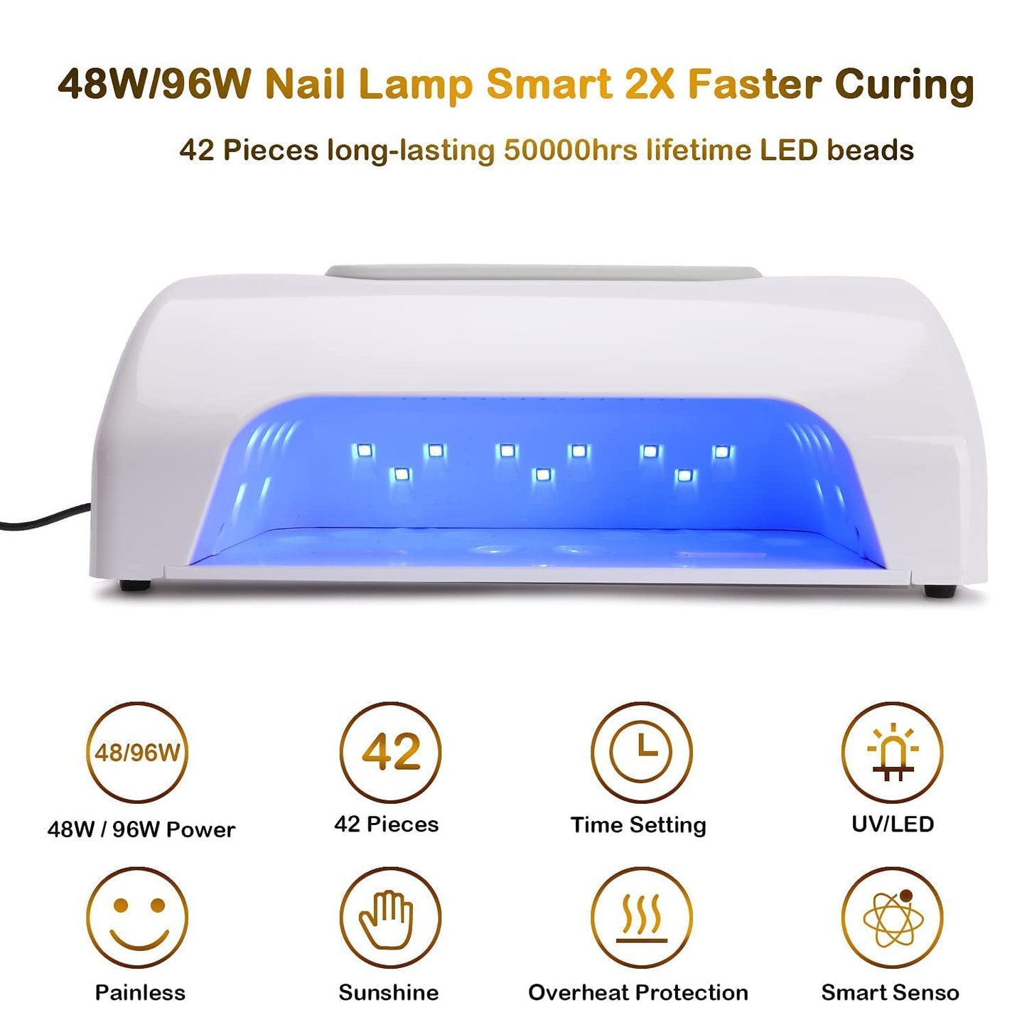 Nail Dust Collector Vacuum Multifunction Nail Art Machine,40W Nail Dust Collector for Acrylic,30000PRM Nail Drill with Bits and