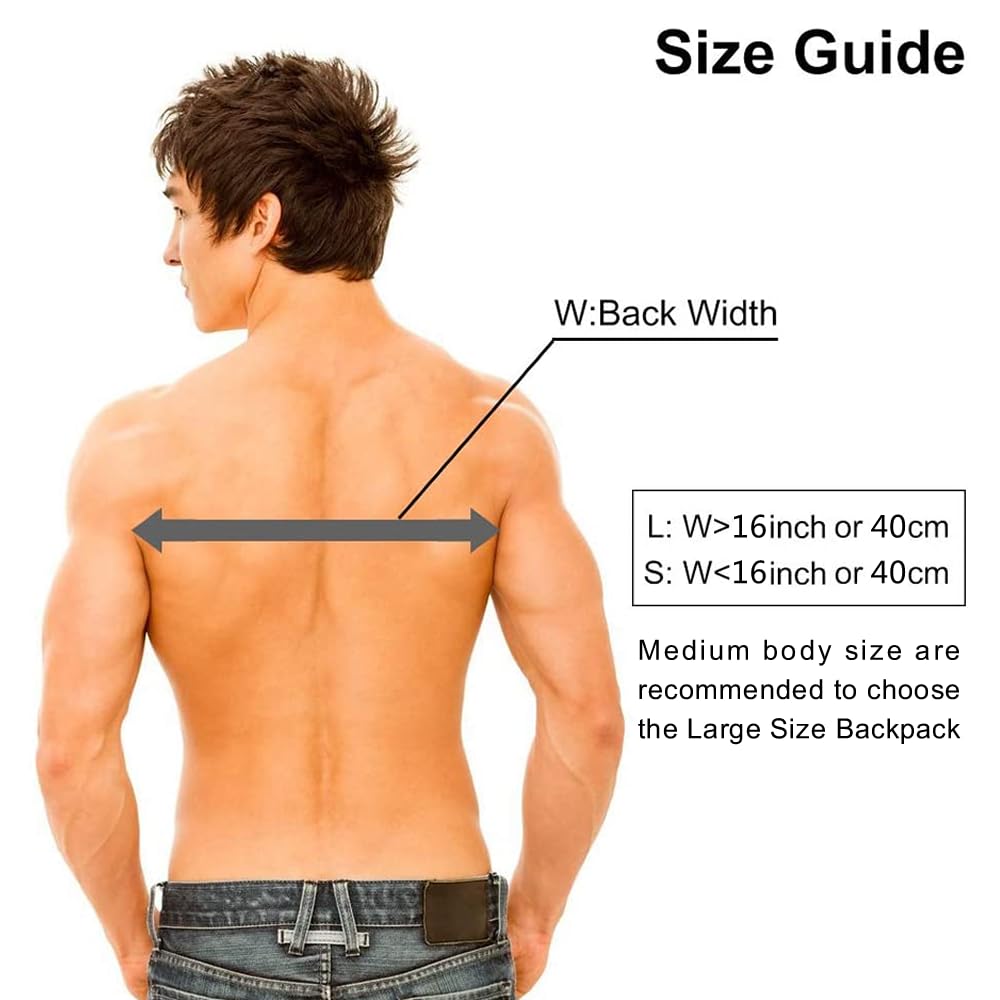 WoodyKnows Side-Sleeping Backpack, Sleep Position Trainer, alleviates snoring Caused by Throat Issues (Large 1 Pack)