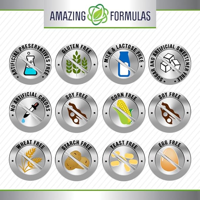 Amazing Formulas Vitamin D3 10000 IU with Vitamin K2 200 Mcg | D3 + K2 Complex Supplement | Non-GMO | Gluten-Free | Made in USA (1 Pack, 120 Count)