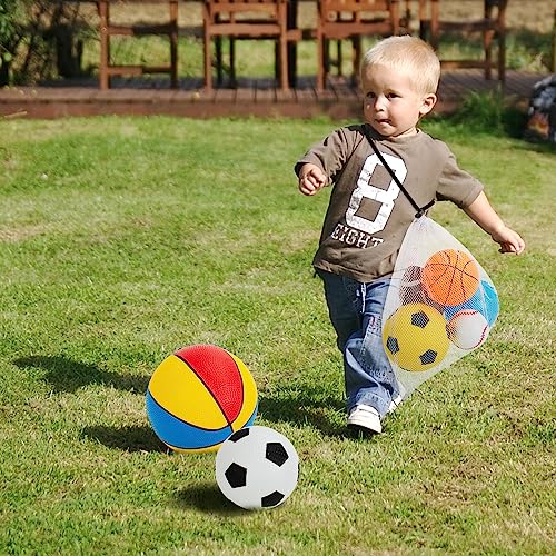 Balls for Toddlers 1-3,Toddler Sports Toys,Set of 7 Kids Ball Soft Foam Baby Sports Balls- Soccer Ball Basketball Baseball...