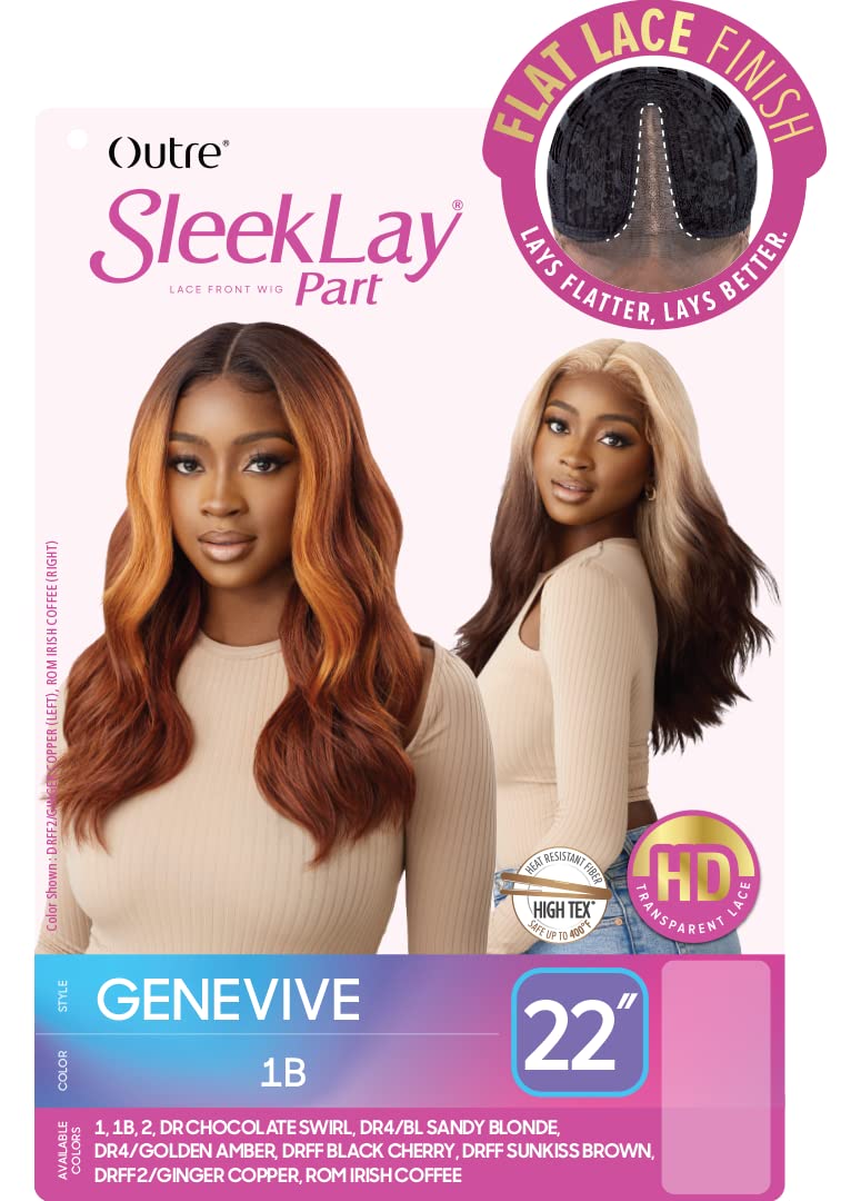 Outre SleekLay Part HD Lace Front Wig GENEVIVE (DR4-BL Sandy Blonde)
