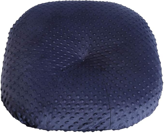 OWLOWLA Newborn Lounger Cover,Minky Removable Slipcover Fits Newborn Lounger for Baby Boy Girl(Navy)