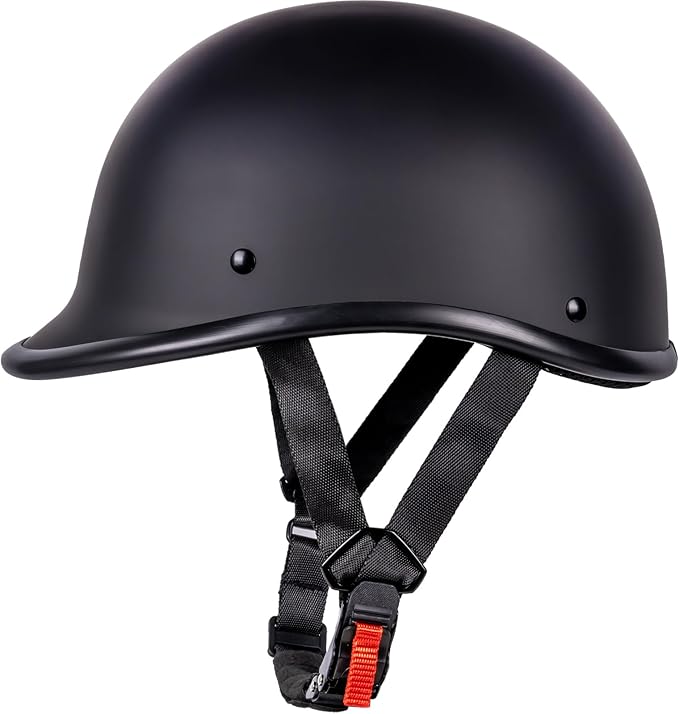 Yesmotor Motorcycle Helmet Half Shell Hawk Style Helmets Compact Lightweight Open Face for Motorcycle Street Bike Cruiser ...