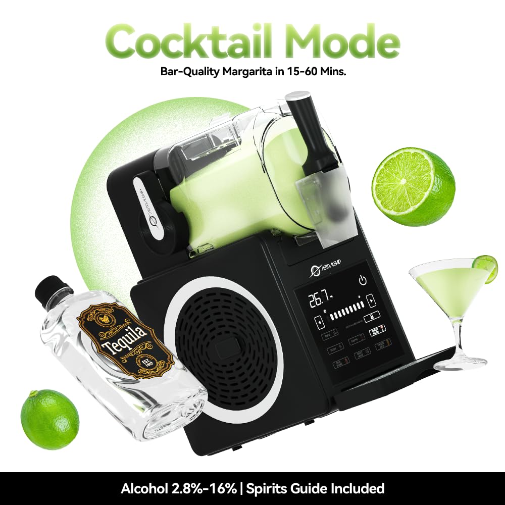 Frozen Drink & Slushie Maker for Home Parties – 85oz Capacity, 5 Modes, Auto Rinse, Night Mode, Smart Temp Control – Perfect for Margaritas & Smoothies